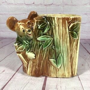 Vintage McCoy Koala Bear Ceramic Planter Vase Cookie Jar No Lid